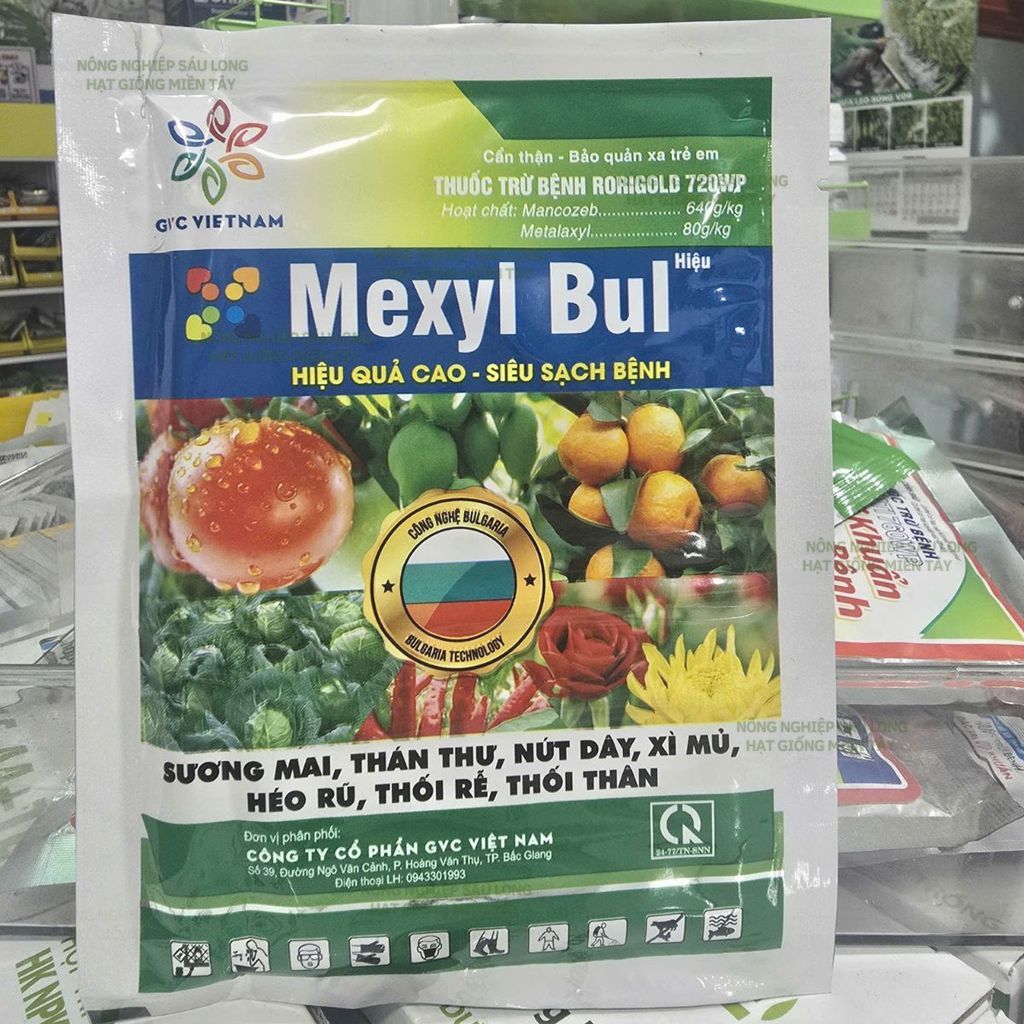 1 Gói Thuốc Trừ Nấm Bệnh Mancozeb METALAXYL 40g, Sạch Bệnh Xanh Cây Nấm Phấn Trắng