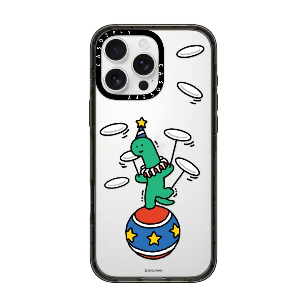 CASOSEFY Đồng Thương Hiệu JOGUMAN Circus Little Dinosaur Phone Case Apple 17promax Thích Hợp Cho iph