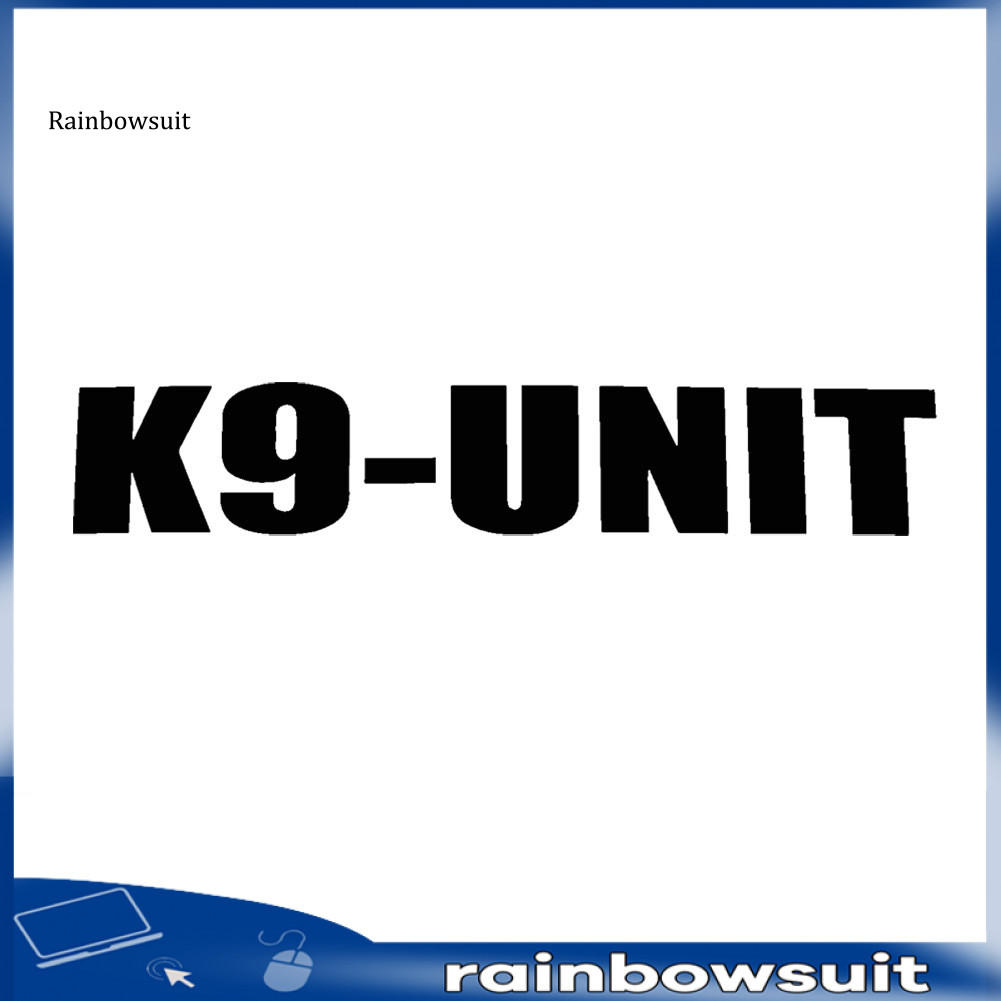 [RB] K9-Unit Xe Kiểu Dáng Thân Xe Cửa Sổ Phản Quang Đề Can Dán Trang Trí