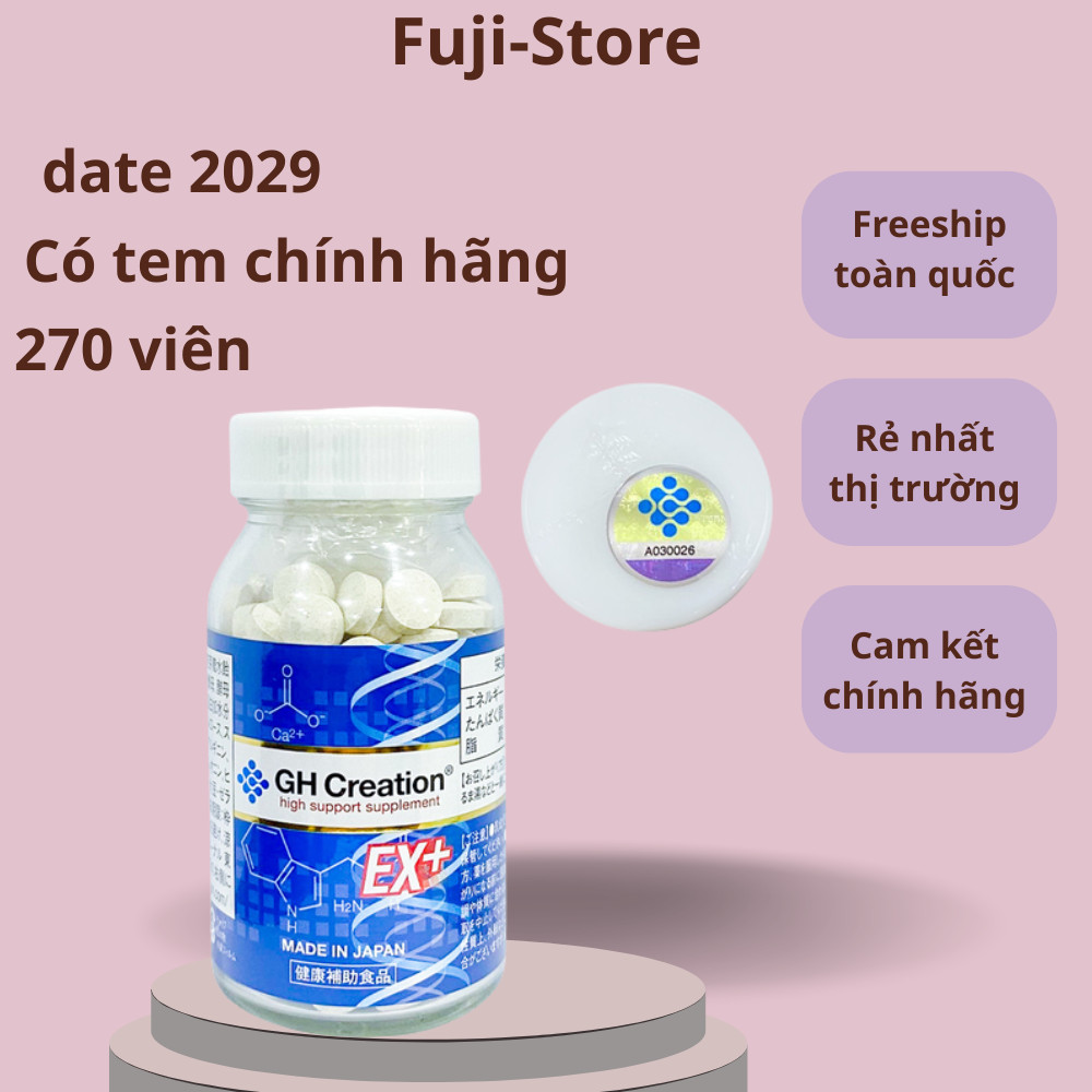 Viên uống GH Creation EX +Nội địa nhật bản 270 viên