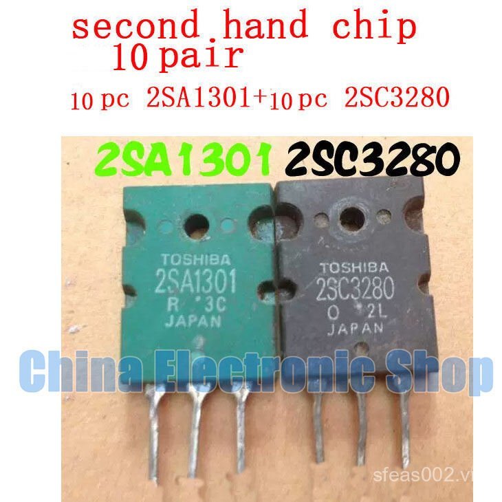 10 Cặp Chip ống 2SA1301 2SC3280 QUS0