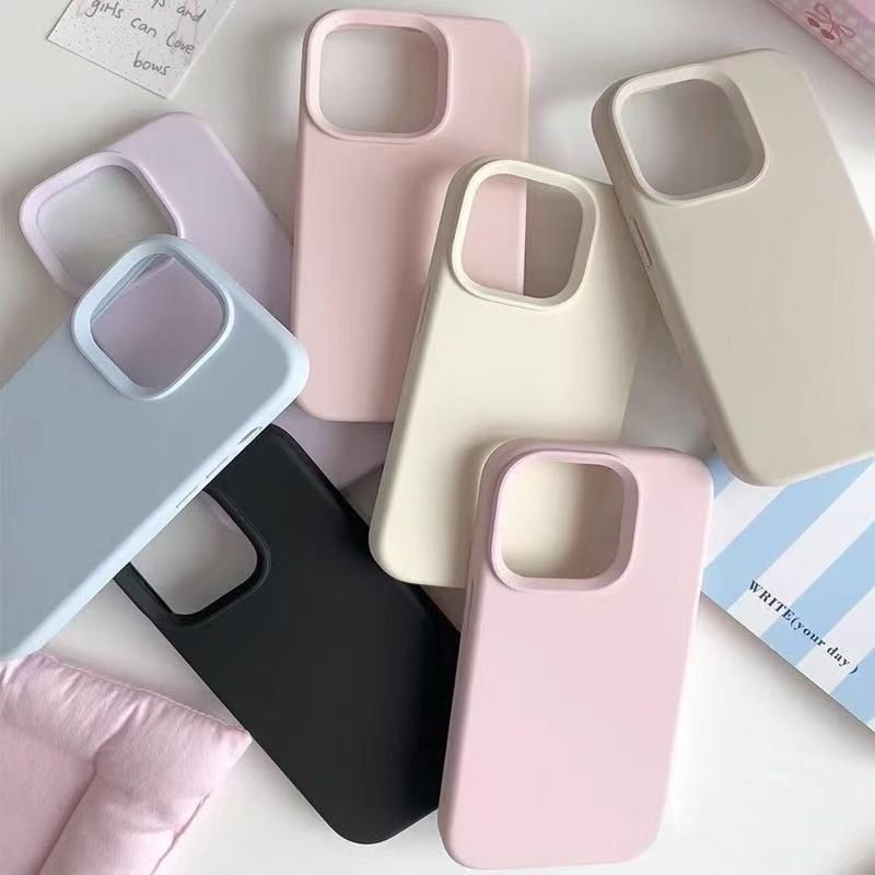 Vỏ nếp gạo đơn giản phù hợp với vỏ điện thoại iPhone 17/16pro, hình vẽ hoạt động, 15/14