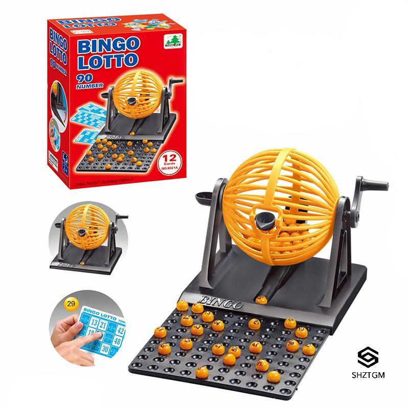[SHZTGM] Bingo Chips Đồ chơi Bingo Bộ trò chơi Bingo Máy xổ số Mini Chips Đồ chơi dành cho người lớn