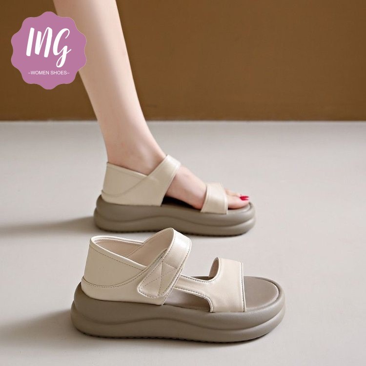 Dép La Mã Đế Dày Đế Bằng Nữ Tăng Chiều Cao 4CM
