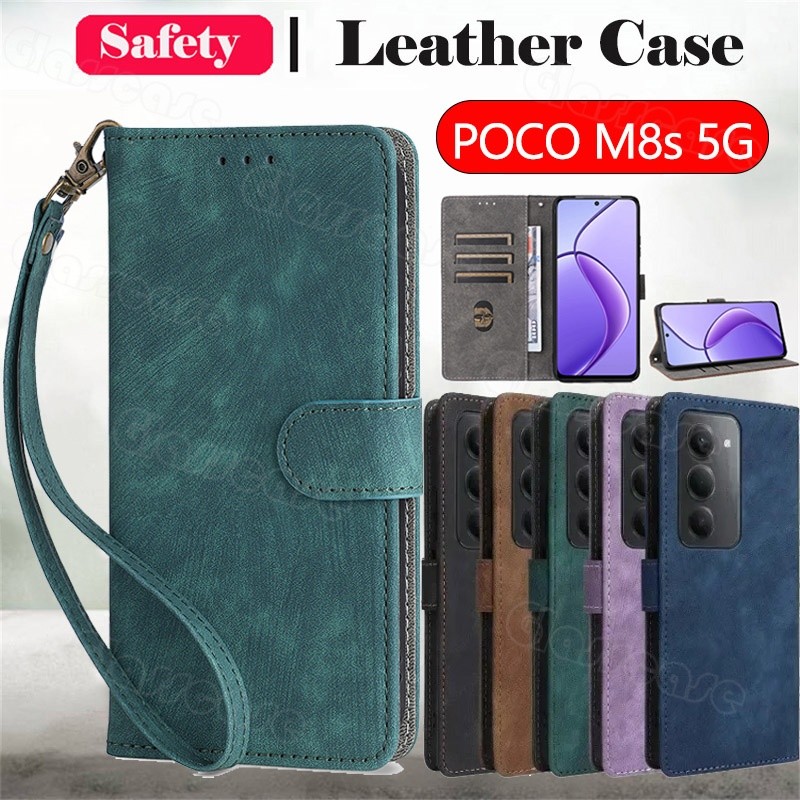 Vỏ POCO M8s 5G 2026 Cho Xiaomi POCO M8s M8Pro M8 M 8 s Pro POCOM8s POCOM8Pro Vỏ Điện Thoại Da Lật Ch