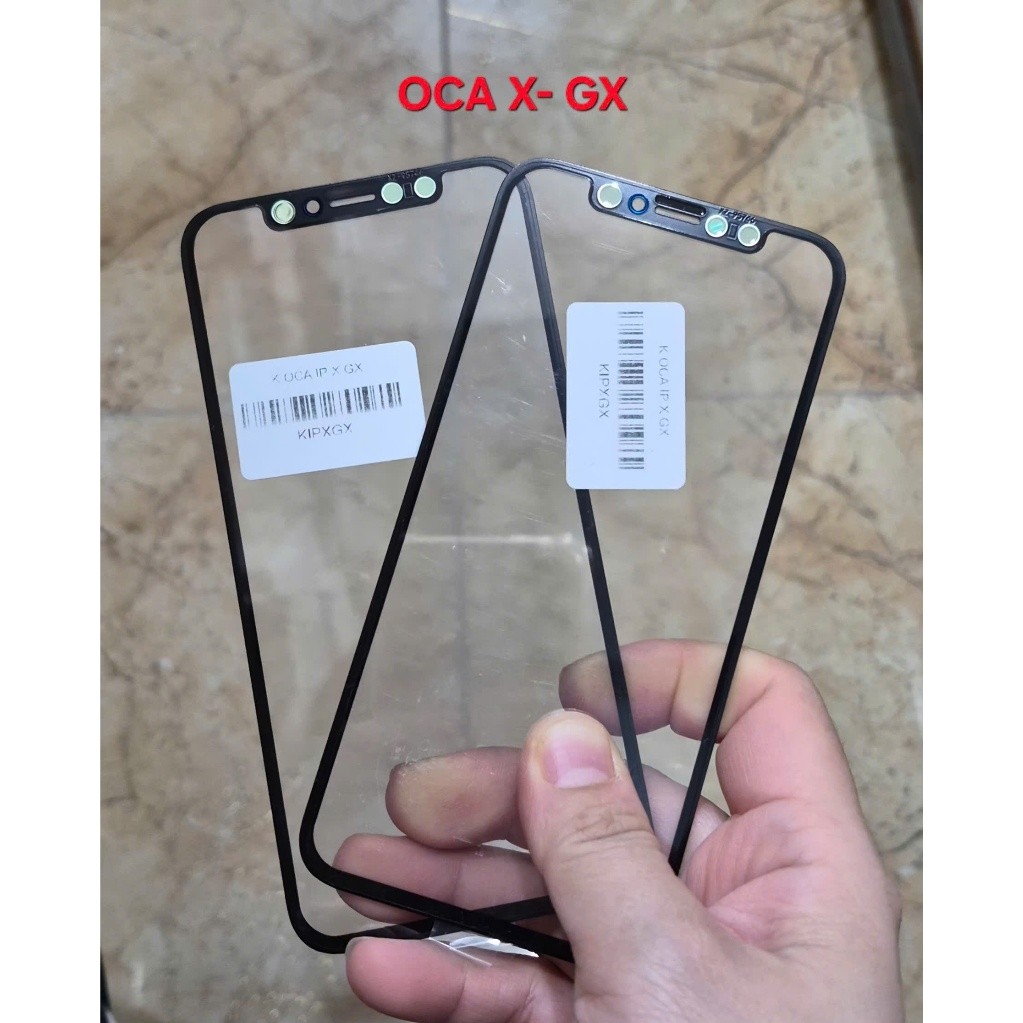Kính OCA X GX, XSM GX, 11 PRO GX, 11 PRM GX, 12 PRM GX liền keo