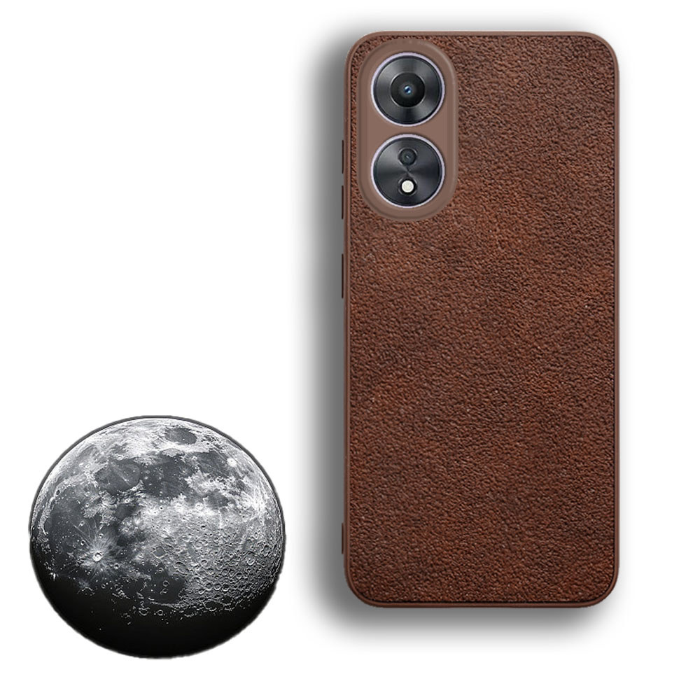 Dành Cho Oppo A78 5G A58 A58x A1x CPH2843 2495 PHJ110 Kết Cấu Cao Su Thô Retro Vỏ Điện Thoại Chống S