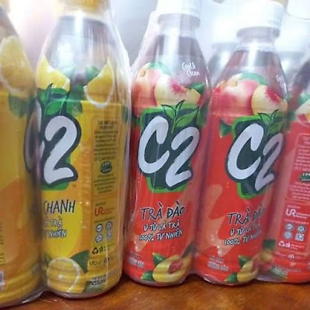SHOP GIAO NGẪU NHIÊN LỐC 6 CHAI TRÀ C2 VỊ CHANH HOẶC VỊ ĐÀO (CHAI 455ML) GIÚP 1 NGÀY DÀI DÀI NĂNG LƯ