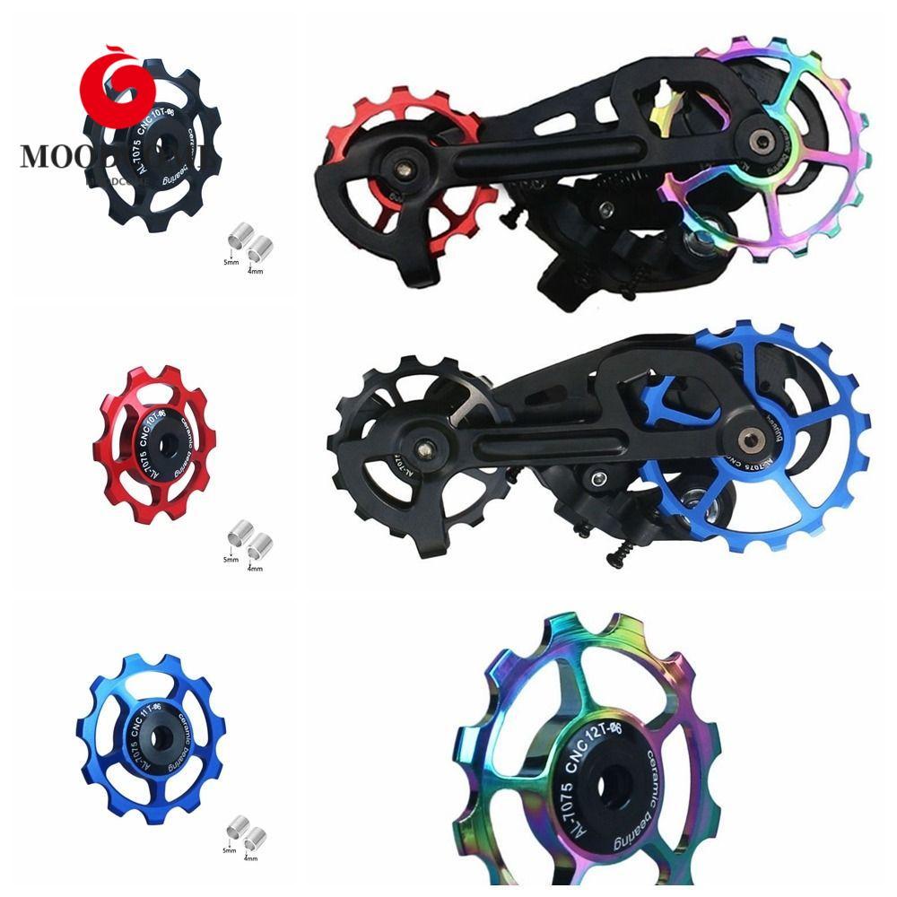 MOODCOME Xe Đạp Gốm Mang Hướng Dẫn 13T 14T 15T 16T 17T Jockey Bánh Xe Hướng Dẫn Chu Kỳ Jockey Bánh X