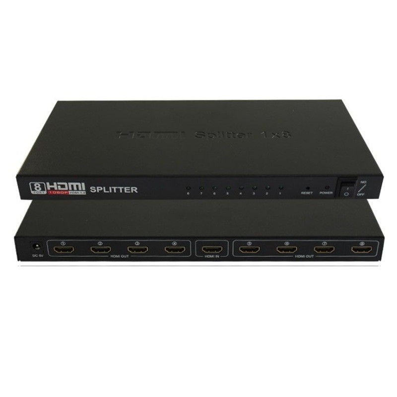 Bộ chia Hdmi 1 trong 8 ra HDTV Switcher 1 đến 8 Chia màn hình HDTV Switcher 1 đến 8