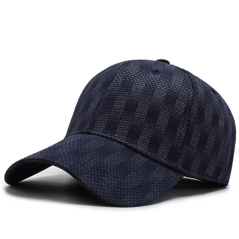 Mùa Hè Nữ Thời Trang Mũ Bóng Chày Cho Nam Đen Xám Anh Kẻ Sọc Mũ Casquette Femmes