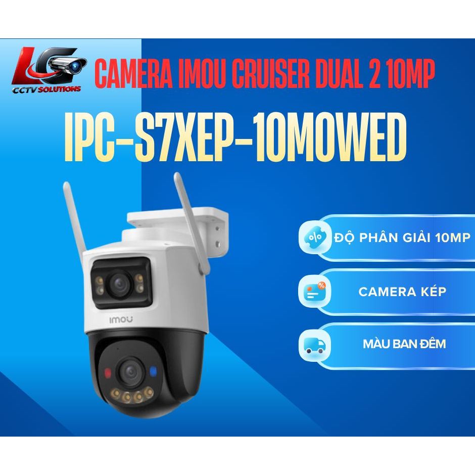 Camera Wifi Ngoài Trời 2 ống kính IMOU S7XEP-6M0WED - S7XEP-10M0WED  – Titan Pro IPC-U7LP-6V0NE