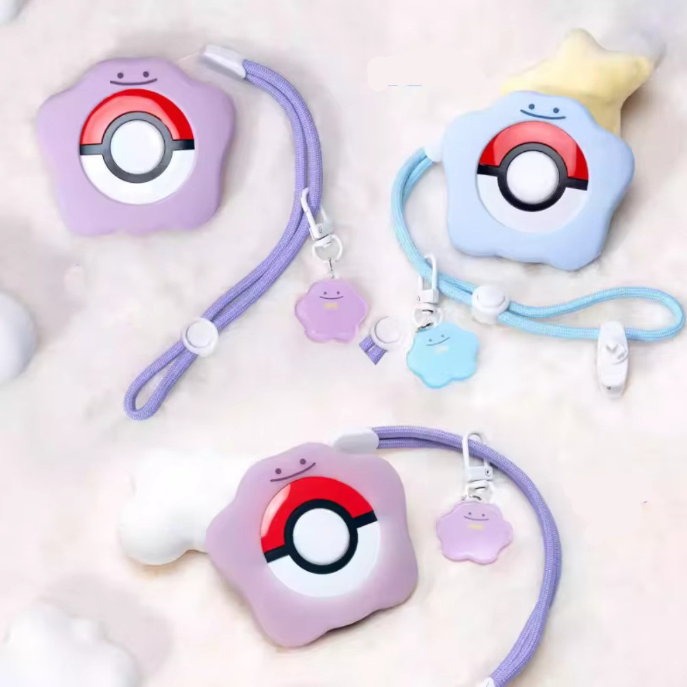Ditto dễ thương‌ Ốp Bảo Vệ Silicon Cho Pokemon Go Plus + Màn Hình Ngủ Hoạt Hình Anime Kawaii Vỏ Chốn