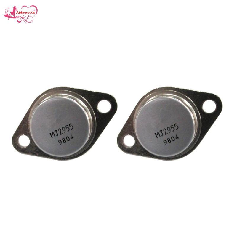 2 Miếng 2N2955 PNP Transistor Power Triode Amp Âm Thanh Transistor 100 V 15A