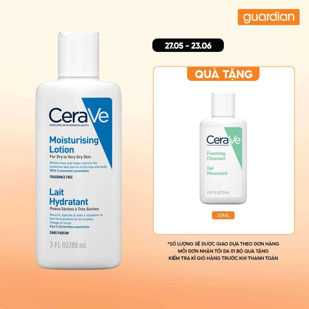 Sữa Dưỡng Ẩm Dành Cho Da Khô Cerave Moisturising Lotion 88Ml