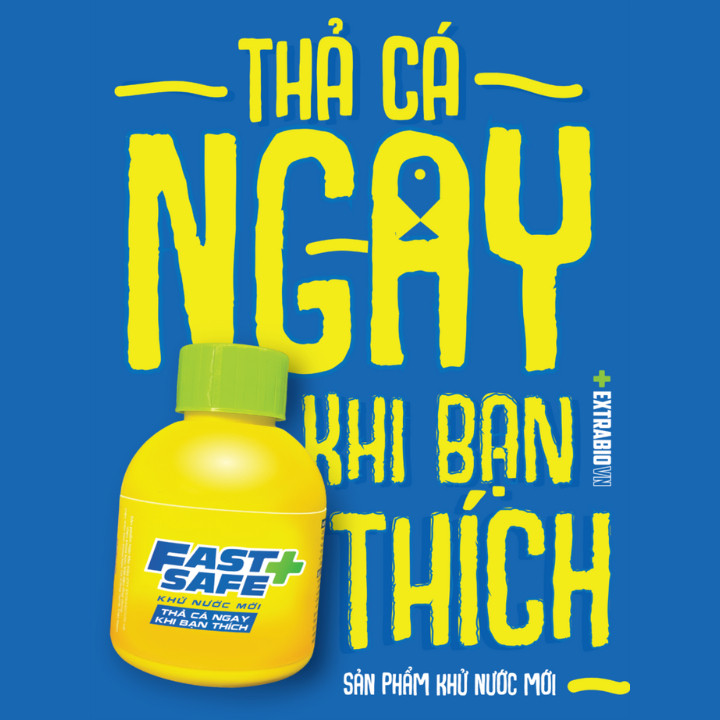 Dung dịch khử Clo và dưỡng cá Fast Safe | Extrabio