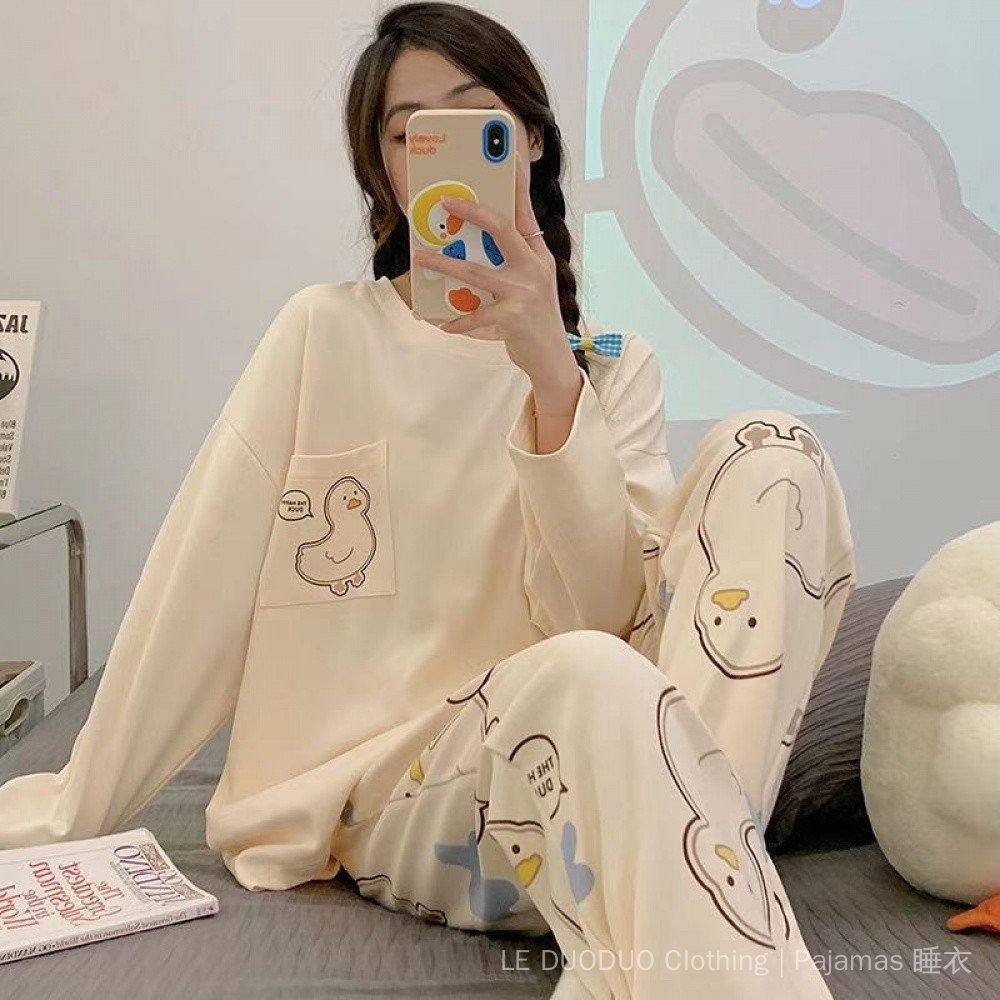 ❈ ❈ spotReady stock Piyama perempuan Bộ đồ ngủ nữ baju tidur