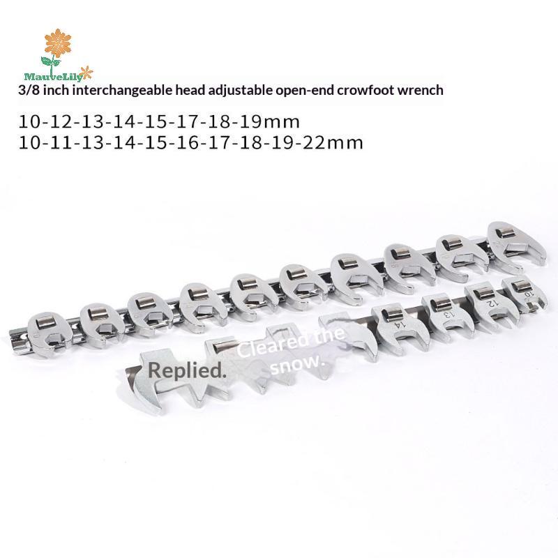 [LILY-T] Bộ cờ lê hạt lanh 9 / 11 chiếc Bộ cờ lê chân vịt có lưu trữ Bộ công cụ cờ lê đa năng Ra Hor