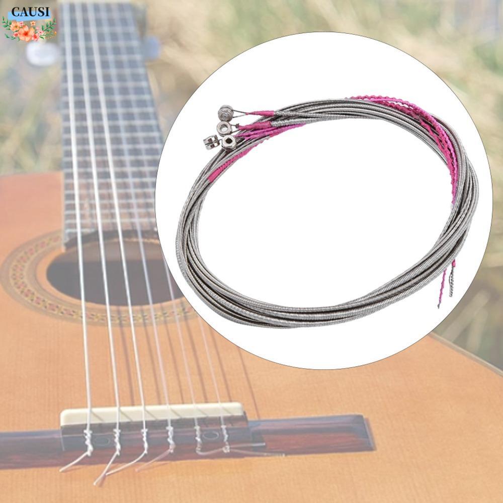 CAUSI Dây Đàn Guitar Bass Điện, Dây Đàn Guitar Bass Chống Rỉ, Dây Bass 4 Dây Bạc Lâu Dài Dây Bass Đi