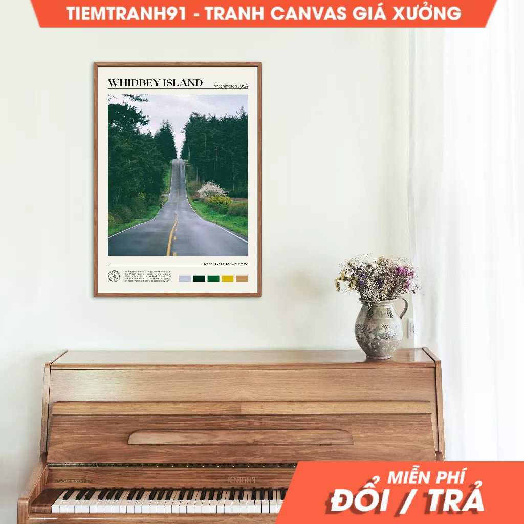 Tranh treo tường, Oil Paint, Whidbey Island Wall Art, Whidbey Island Poster, Whidbey Island Photo, W