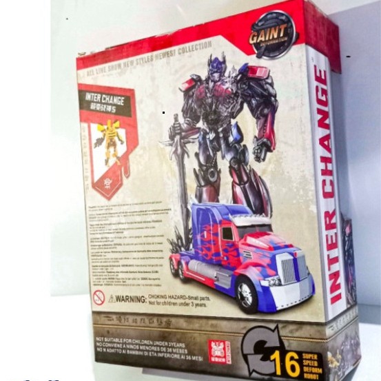 Robot Chơi Cầu Lưới Transformers Optimus Prime BMB YS01 An Toàn Cho Bé Cứng