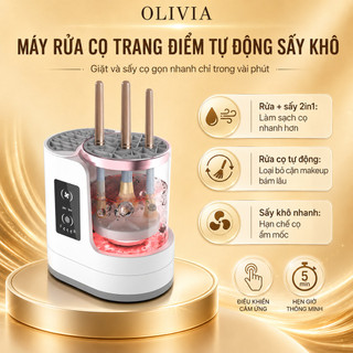 Máy rửa cọ trang điểm đa năng diệt khuẩn sấy khô tức thì CSSD217 Olivia.