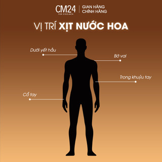 (HƯƠNG GỖ) Nước Hoa Nam CM24 ICONIC WARM Eau de Parfum Sang Trọng, Đẳng Cấp, Quyến Rũ, Lưu Hương Lâu - 50ml