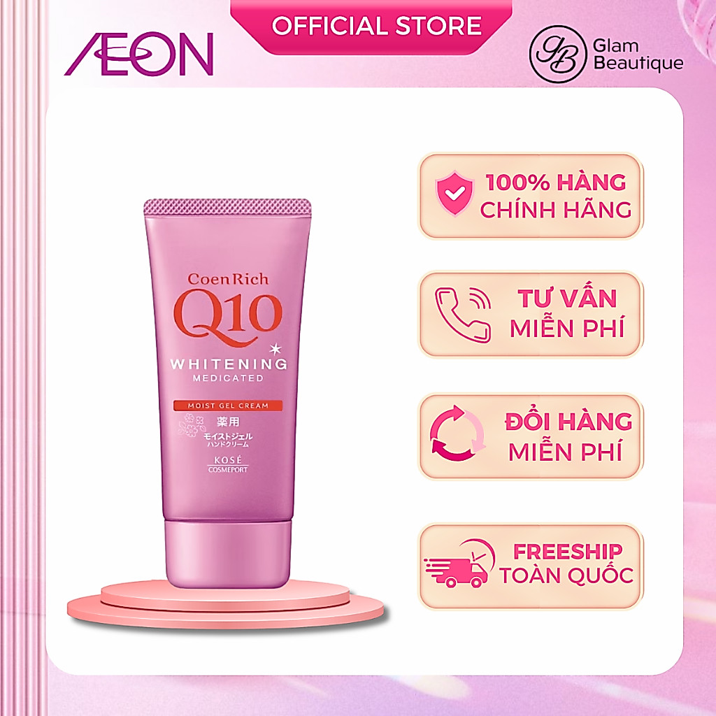 Gel dưỡng ẩm da tay Coen Rich Q10 thẩm thấu nhanh 80g | Glam Beautique