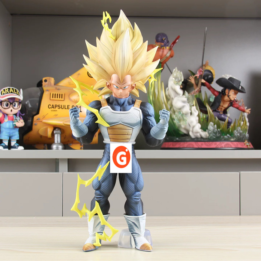 34cm Dragon Ball Z Ssj3 Vegeta Hình Thay Thế Cánh Tay Super Saiyan 3 Vegeta Pvc Nhân Vật Hành Động