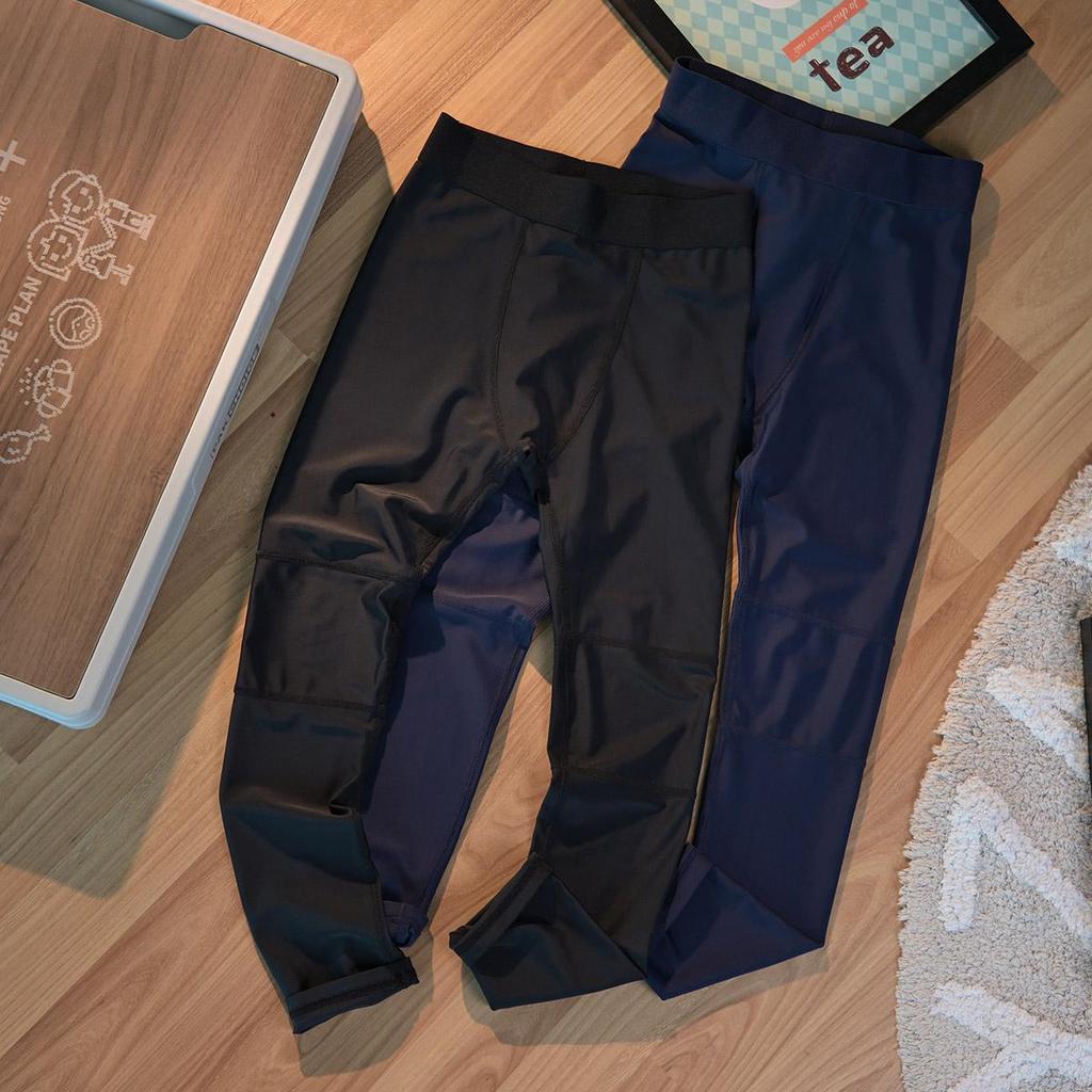 49 Yuan 3 Miếng Bé Trai Bé Gái Thể Thao Nhanh Khô Quần Legging Xuân Thu Mỏng pro Skinny Quần Tập 9 Đ