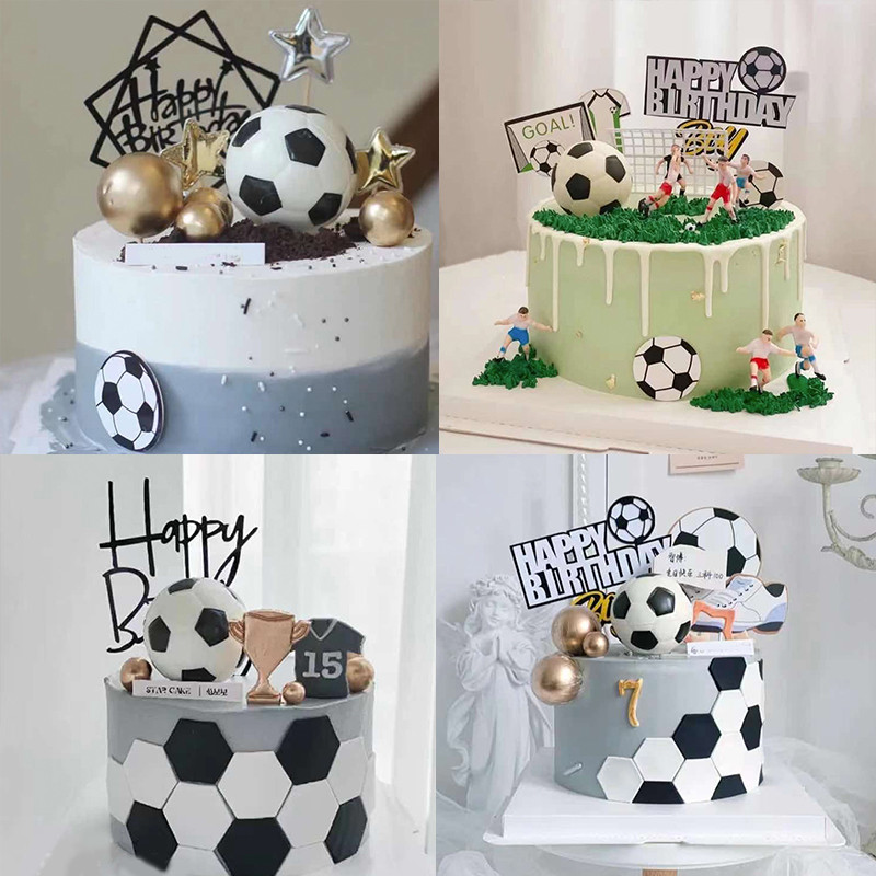 World Cup Chủ Đề Bánh Trang Trí Đồ Trang Trí Chơi Bóng Đá Kịch Bản Bánh Bóng Đá Trẻ Em Cờ Phụ Kiện I