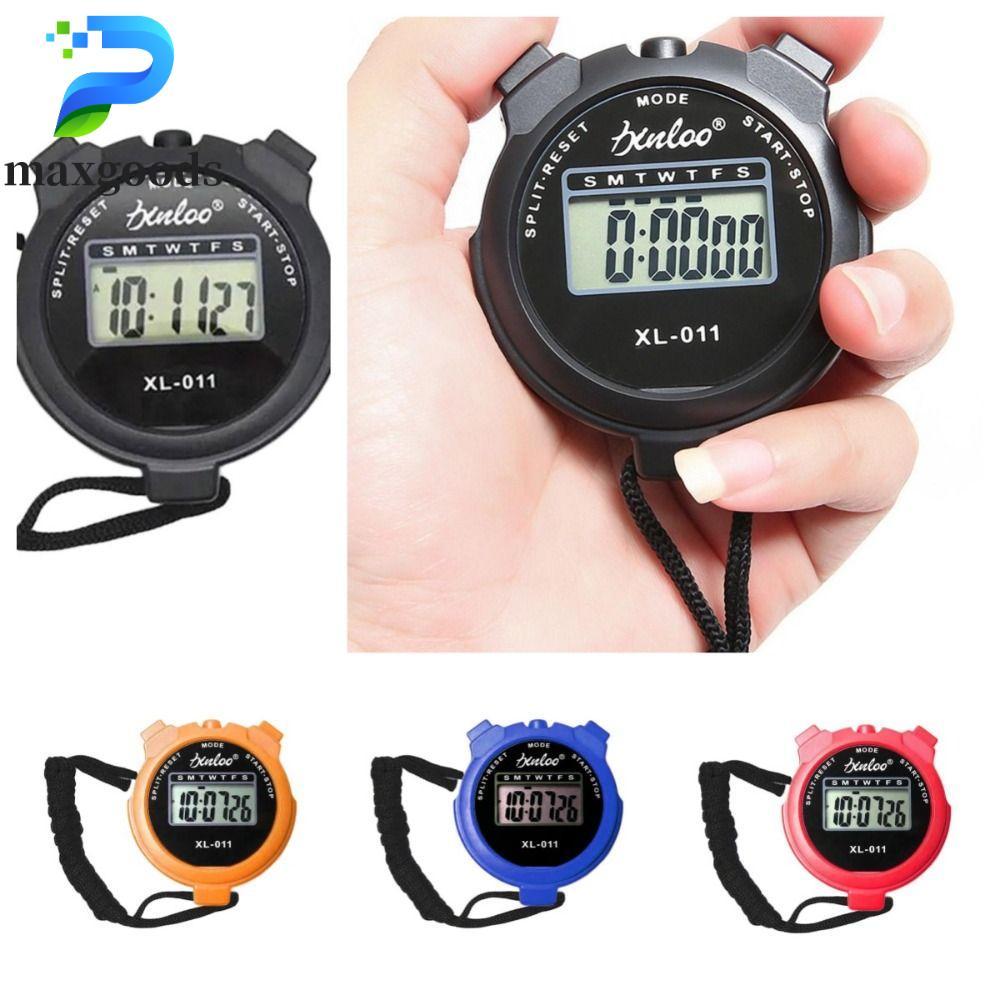 Đồng hồ bấm giờ thể thao MAXGOODS, Kỹ thuật số có bộ đếm đồng hồ bấm giờ dây, Đồng hồ báo thức đa ch