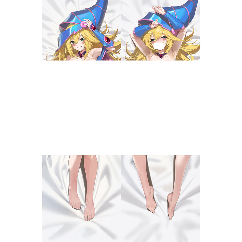 Yu-Gi-Oh Black Magician Girl Gối Dakimakura Peach Skin 2Way Jananese Phim Hoạt Hình Gối 50 * 150cm