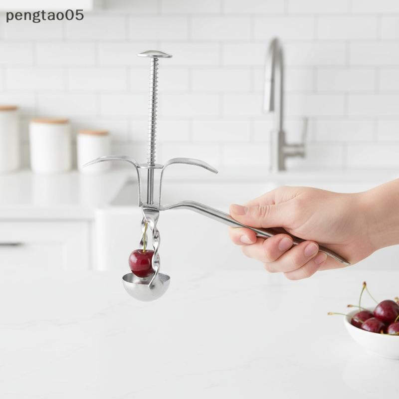 [pengtao05] Thép không gỉ nóng Cherry Olive Pitter Red Dates Jujube Core Remover Dụng cụ đa năng Fru