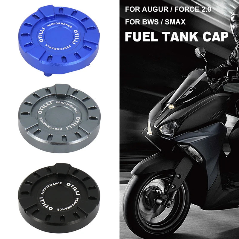 Dành Cho Xe Yamaha FORCE 2.0 AUGUR Aug BWS SMAX Mới 5 Màu Xe Máy Nhôm Bình Nhiên Liệu Nắp Phụ Kiện B