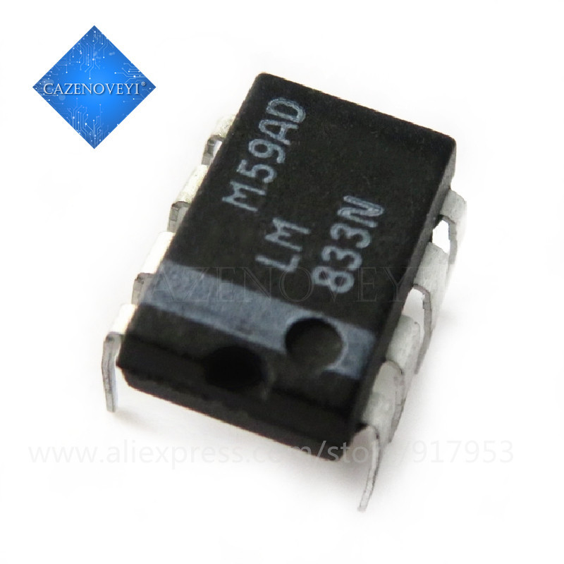 Chip IC DIP 10 mảnh LM833N DIP8 LM833