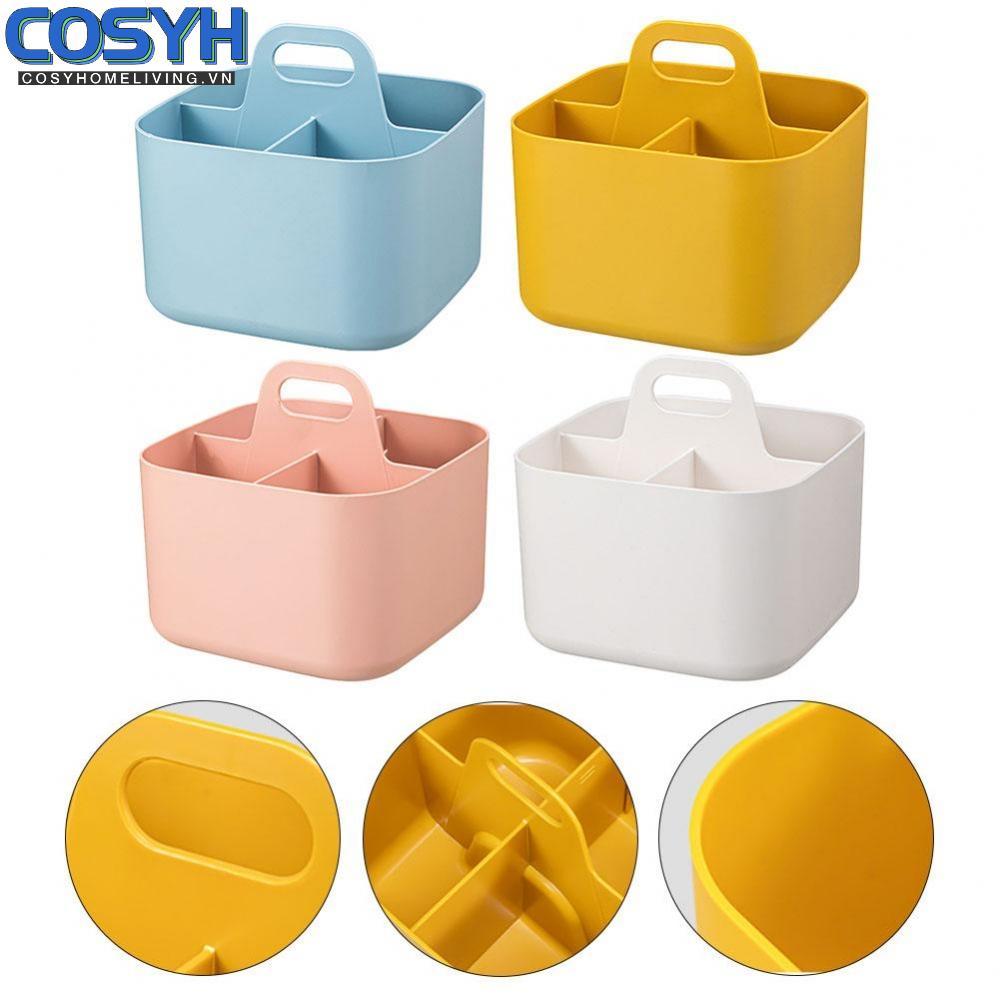 <cosyh>Modern Multipurpose Basket Organizer with Stackable Feature and Handle