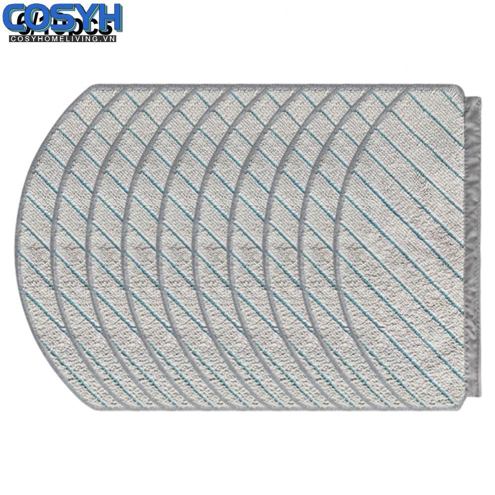 <cosyh>Replacement Microfiber Mop Cloths for ECOVACS For Deebot N20 Easy Installation
