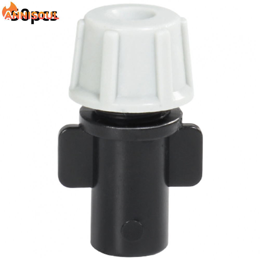 [NISO]Adjustable Grey Mist Spray Nozzle for Greenhouse Garden Irrigation Drip System
