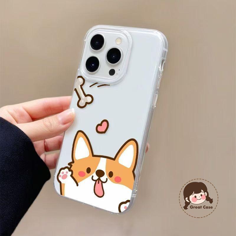 Ốp Điện Thoại Màu Trắng Chó Con Dễ Thương Cho Realme GT7 GT5 Pro Racing GT Neo 6 7 Turbo SE 2T Flash