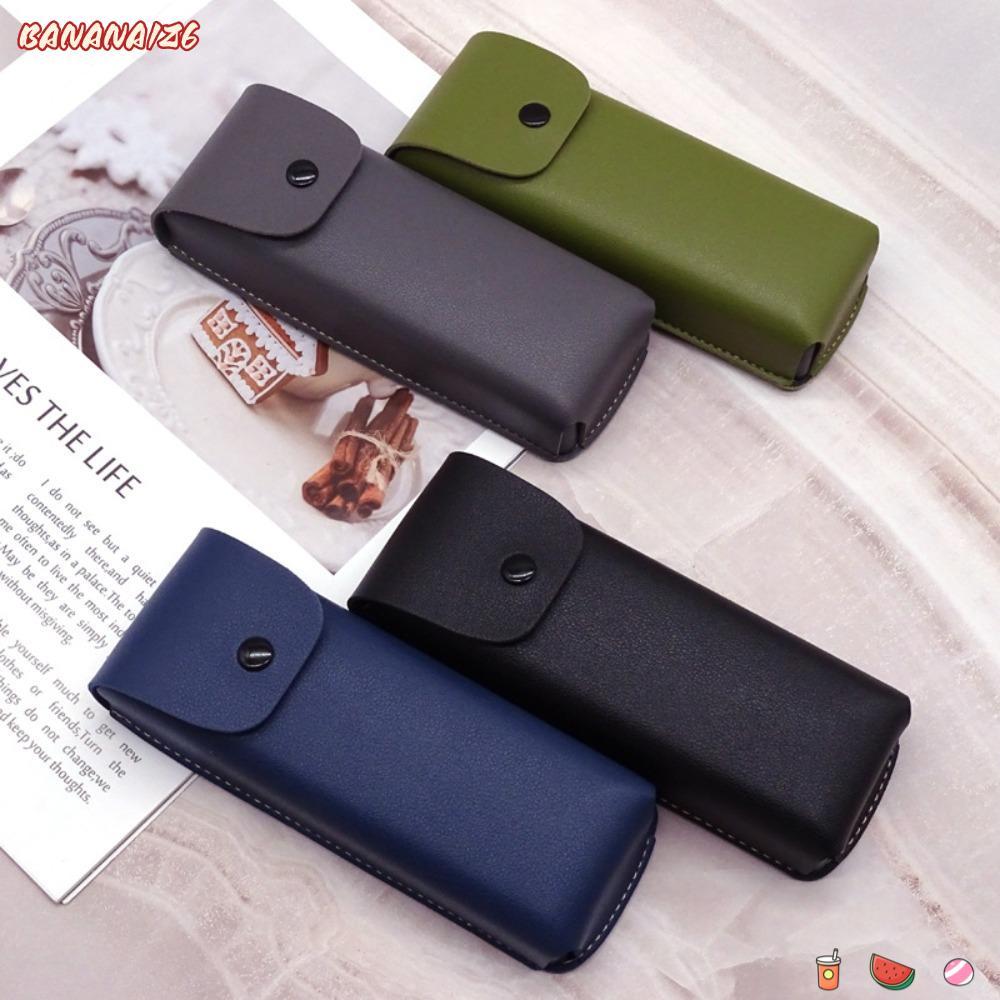 Hộp Kính Mắt BANANA1Z6, Túi Kính Mắt Da PU Di Động, Phụ Kiện Kính Mát Nút Chụp Mềm Vỏ Kính Mắt