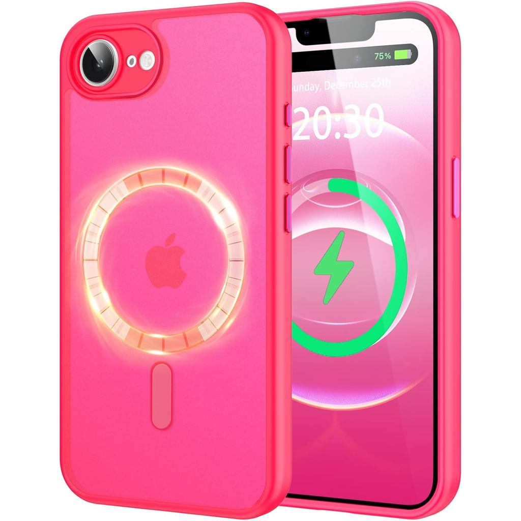 VENINGO Từ tính cho iPhone 17e / 16e, Matte mờ mờ mỏng có bảo vệ Camera, Vỏ điện thoại chống rơi tươ