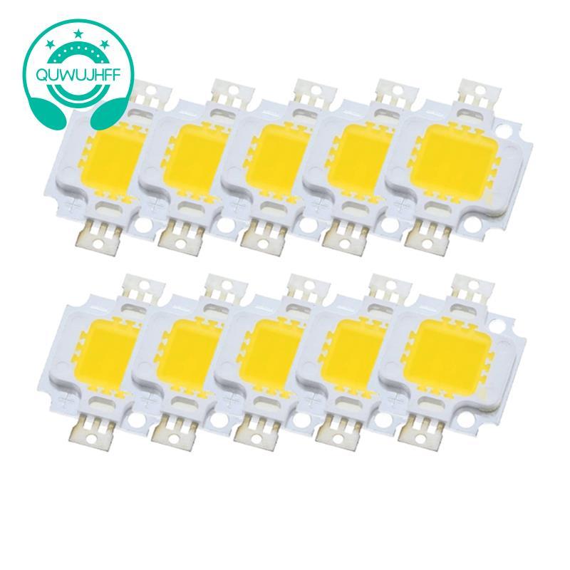 Bóng đèn LED Chip trắng / trắng ấm 10W 10 chiếc 10w cho đèn lũ Đèn công suất cao Ánh sáng trắng ấm