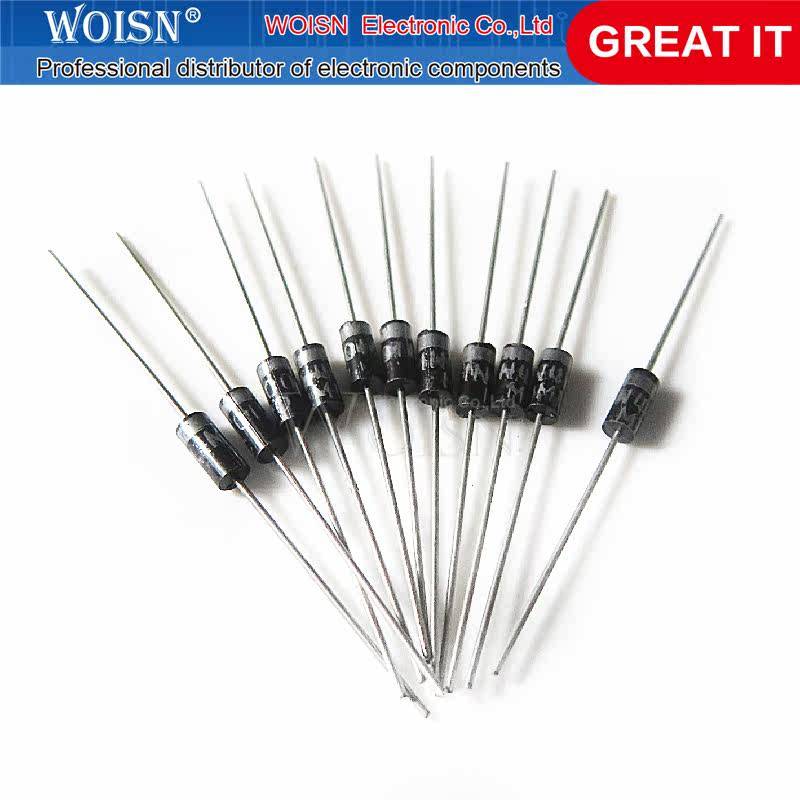 10 CÁI Diode chỉnh lưu nội tuyến 1N4001 IN4001 DO-41
