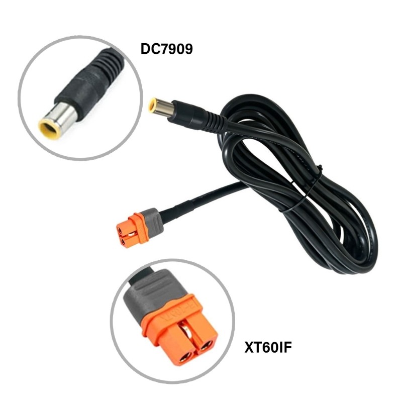 Wayle Ổn Định XT60IF Nữ Sang DC7909 Nam Adapter Dây Cáp Sạc Xe