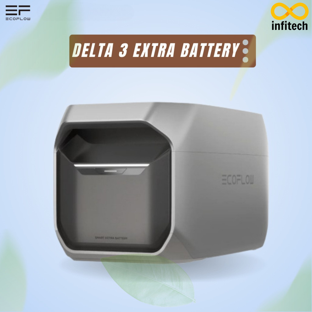 Pin Mở Rộng EcoFlow Delta 3 Extra Battery 1024Wh | Nâng Dung Lượng 5kWh | Tương Thích Delta 3 Plus