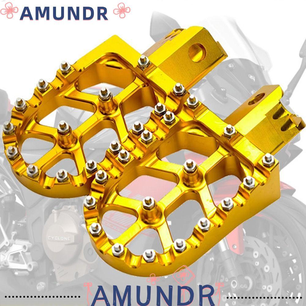 AMUNDR Footpegs Rest, Rest Pedal Bền Dirt Bike Foot Chốt, Bàn đạp gia công CNC nóng CNC cho MX 650 5