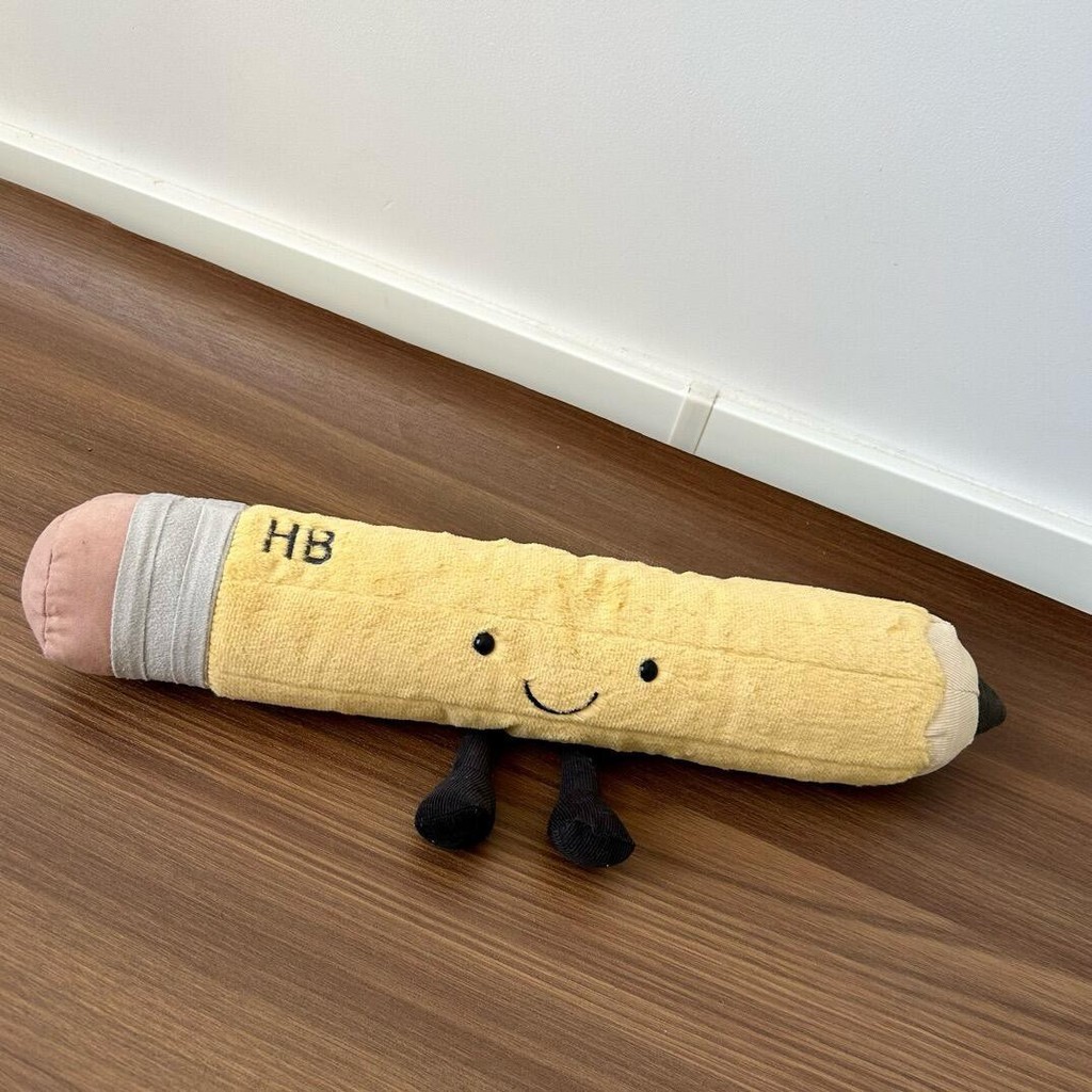 Pencil, ruler, sunflower pencil case, penguin pencil case, bear head pencil case, plush toy