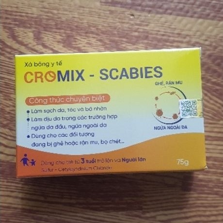 xà bông tắm ghẻ ngứa cromix