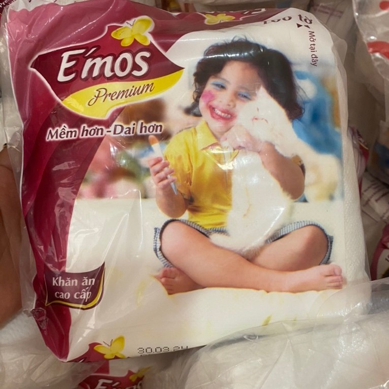 [ HÀNG SALE RẺ DO BỊ BỂ BỊCH ] BAO 19 BỊCH GIẤY VUÔNG EMOS 60-65 TỜ - TẶNG 4 BỊCH GIẤY QUÁN ĂN VIETN